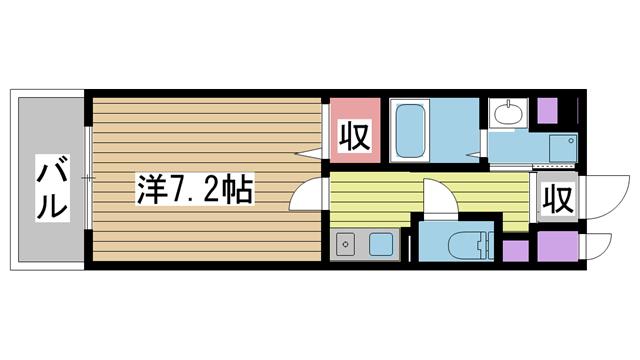 神戸市北区谷上東町の賃貸物件の間取写真