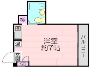 神戸市兵庫区東出町(JR東海道本線(近畿)神戸)のアパート賃貸物件 間取画像