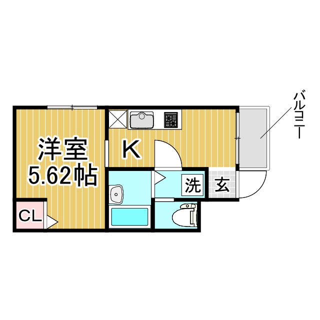 神戸市長田区苅藻通(神戸市営地下鉄海岸線苅藻)のアパート賃貸物件 間取画像