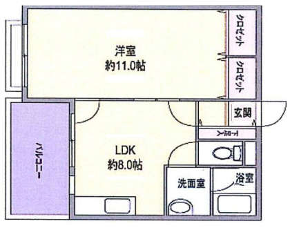 神戸市灘区篠原中町(JR東海道本線(近畿)六甲道)のマンション賃貸物件 間取画像