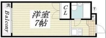 神戸市灘区鹿ノ下通(JR東海道本線(近畿)六甲道)のマンション賃貸物件 間取画像