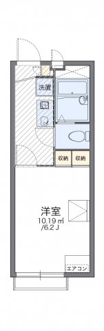 神戸市北区鈴蘭台南町(神戸電鉄粟生線西鈴蘭台)のアパート賃貸物件 間取画像