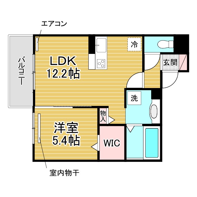 神戸市灘区中郷町(JR東海道本線(近畿)六甲道)のアパート賃貸物件 間取画像