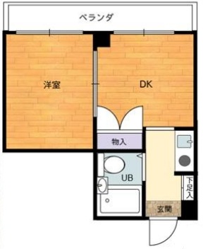神戸市灘区岩屋北町(JR東海道本線(近畿)灘)のマンション賃貸物件 間取画像