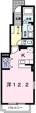 神戸市垂水区東垂水(山陽電鉄線滝の茶屋)のアパート賃貸物件 間取画像