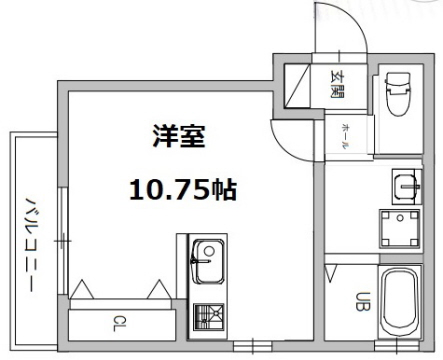 神戸市灘区赤坂通(阪急神戸線王子公園)のアパート賃貸物件 間取画像