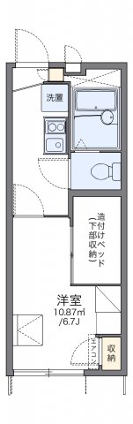 神戸市灘区青谷町(阪急神戸線王子公園)のアパート賃貸物件 間取画像