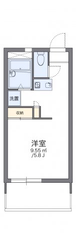 尼崎市築地(阪神本線大物)のマンション賃貸物件 間取画像