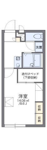 西宮市山口町名来(神戸電鉄三田線田尾寺)のアパート賃貸物件 間取画像