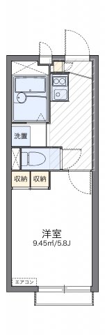 尼崎市長洲中通(阪神本線大物)のアパート賃貸物件 間取画像
