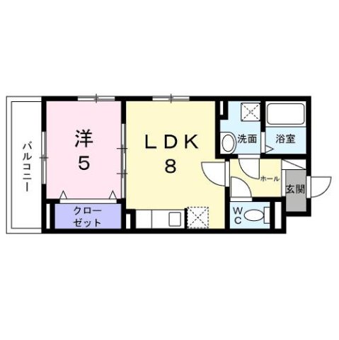 尼崎市神田南通(阪神本線出屋敷)のアパート賃貸物件 間取画像
