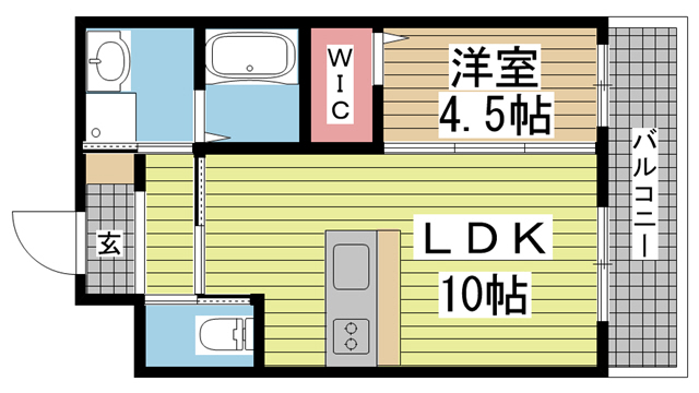 神戸市灘区八幡町(阪急神戸線六甲)のマンション賃貸物件 間取画像