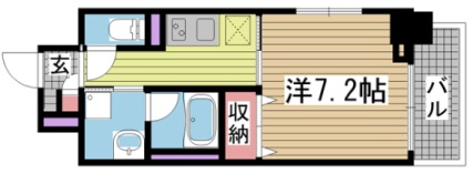 神戸市兵庫区入江通(JR山陽本線兵庫)のマンション賃貸物件 間取画像