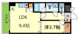 神戸市東灘区魚崎西町(阪神本線魚崎)のマンション賃貸物件 間取画像