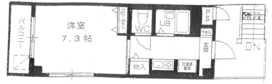 神戸市東灘区住吉本町(JR東海道本線(近畿)住吉)のマンション賃貸物件 間取画像