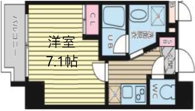 神戸市中央区生田町(神戸市営地下鉄線新神戸)のマンション賃貸物件 間取画像