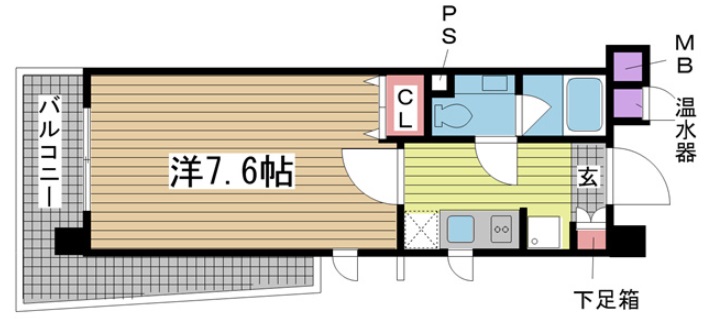 神戸市中央区北本町通(JR東海道本線(近畿)三ノ宮)のマンション賃貸物件 間取画像