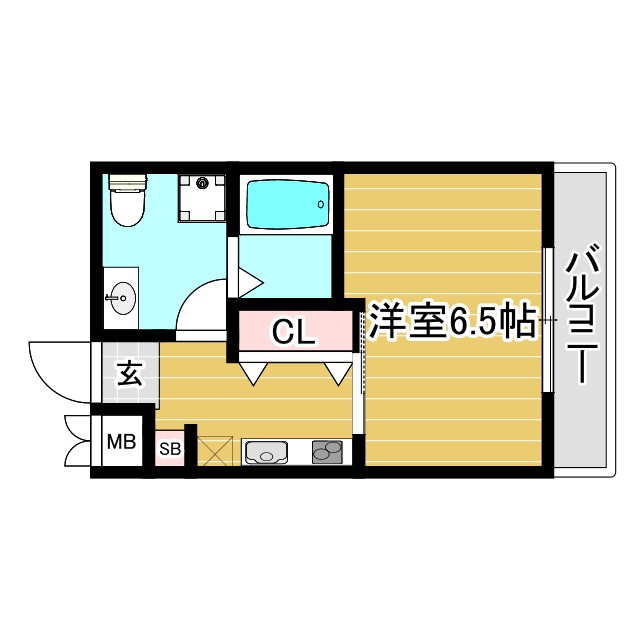 神戸市須磨区戸政町(山陽電鉄線東須磨)のアパート賃貸物件 間取画像