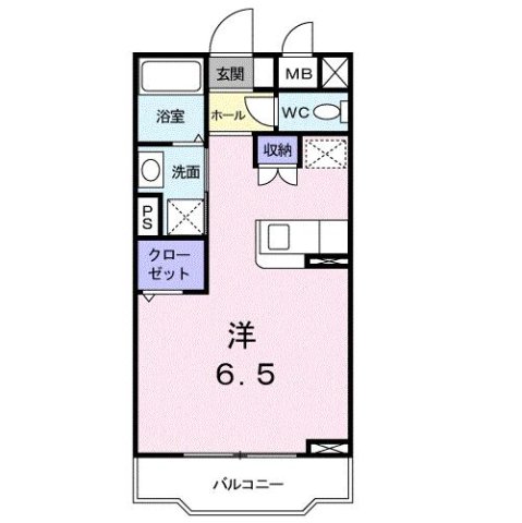 西宮市上甲子園(JR東海道本線(近畿)甲子園口)のアパート賃貸物件 間取画像