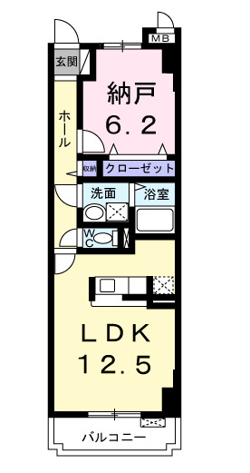 神戸市西区伊川谷町潤和(JR山陽本線明石)のマンション賃貸物件 間取画像