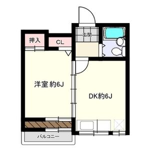 神戸市中央区山本通(神戸市営地下鉄線県庁前)のアパート賃貸物件 間取画像