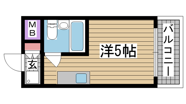 神戸市中央区雲井通(JR東海道本線(近畿)三ノ宮)のマンション賃貸物件 間取画像