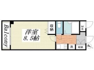 神戸市灘区篠原中町(阪急神戸線六甲)のマンション賃貸物件 間取画像