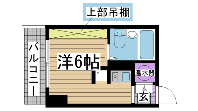 神戸市中央区元町通(JR東海道本線(近畿)神戸)のマンション賃貸物件 間取画像