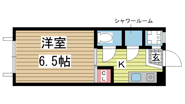 神戸市灘区篠原北町(阪急神戸線六甲)のマンション賃貸物件 間取画像