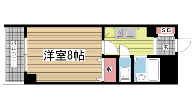 神戸市須磨区須磨浦通(JR山陽本線須磨)のマンション賃貸物件 間取画像