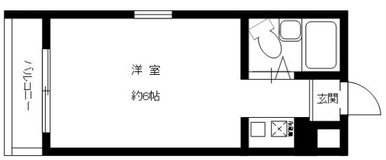 神戸市東灘区御影中町(阪神本線御影)のマンション賃貸物件 間取画像