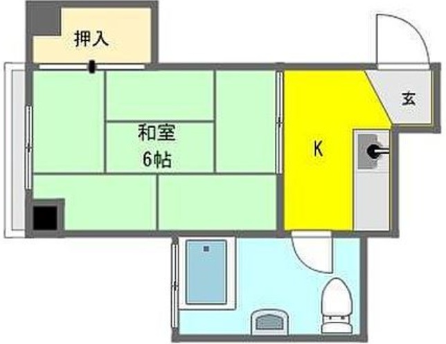 神戸市中央区北長狭通(JR東海道本線(近畿)元町)のマンション賃貸物件 間取画像