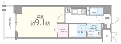 神戸市東灘区本庄町(JR東海道本線(近畿)甲南山手)のマンション賃貸物件 間取画像