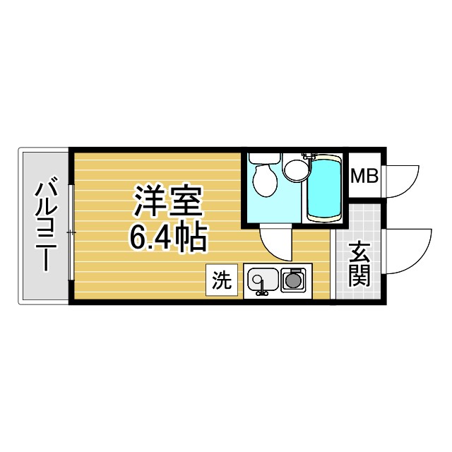 神戸市東灘区本山中町(JR東海道本線(近畿)摂津本山)のマンション賃貸物件 間取画像