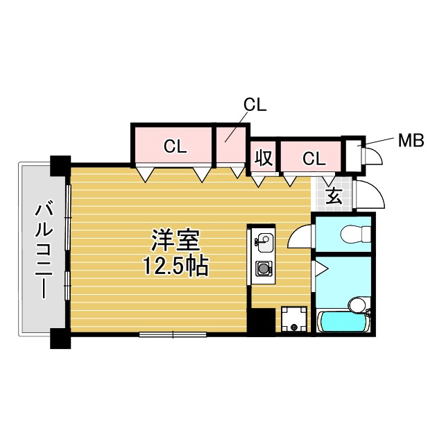神戸市東灘区御影中町(阪神本線御影)のマンション賃貸物件 間取画像