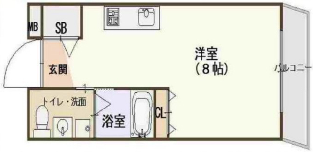神戸市須磨区須磨浦通(JR山陽本線須磨)のアパート賃貸物件 間取画像