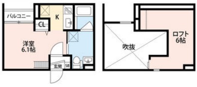 神戸市長田区東尻池町(神戸高速線高速長田)のアパート賃貸物件 間取画像