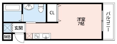 神戸市須磨区須磨浦通(JR山陽本線須磨)のアパート賃貸物件 間取画像