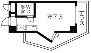 神戸市東灘区御影(阪急神戸線御影)のマンション賃貸物件 間取画像