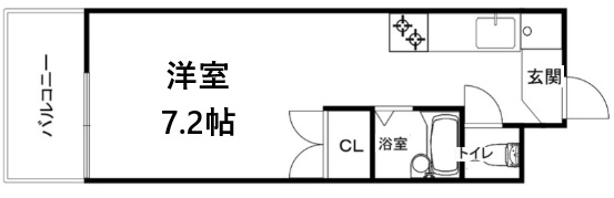 神戸市灘区中郷町(JR東海道本線(近畿)六甲道)のマンション賃貸物件 間取画像