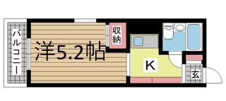 神戸市東灘区住吉東町(JR東海道本線(近畿)住吉)のマンション賃貸物件 間取画像