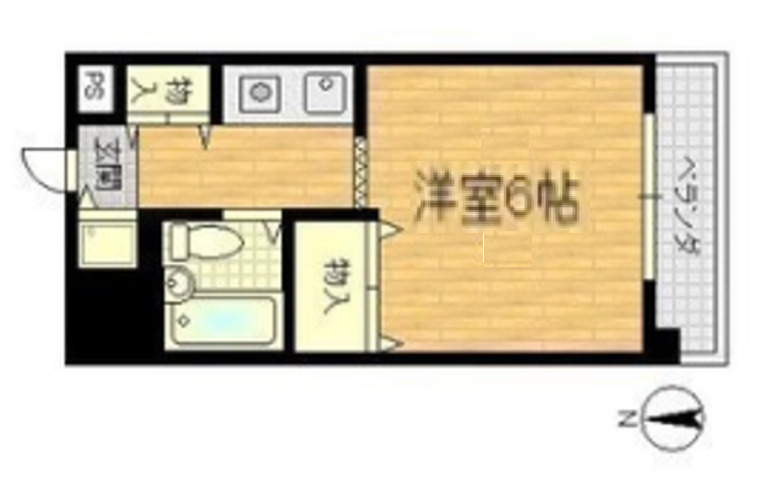 神戸市灘区岩屋北町(JR東海道本線(近畿)灘)のマンション賃貸物件 間取画像