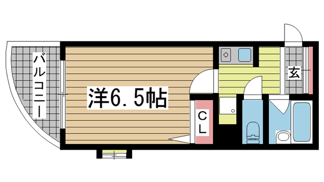 神戸市中央区磯辺通(JR東海道本線(近畿)三ノ宮)のマンション賃貸物件 間取画像