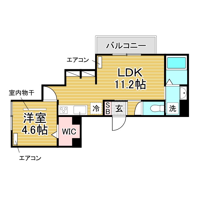 神戸市灘区国玉通(阪急神戸線王子公園)のアパート賃貸物件 間取画像