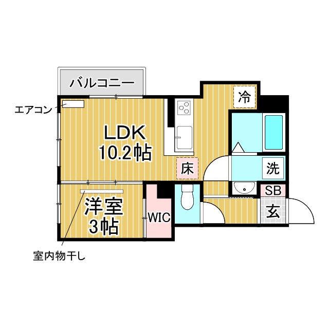神戸市須磨区大田町(山陽電鉄線板宿)のアパート賃貸物件 間取画像
