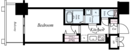 神戸市中央区花隈町(JR東海道本線(近畿)元町)のマンション賃貸物件 間取画像