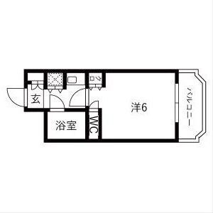 神戸市長田区神楽町(JR山陽本線新長田)のマンション賃貸物件 間取画像