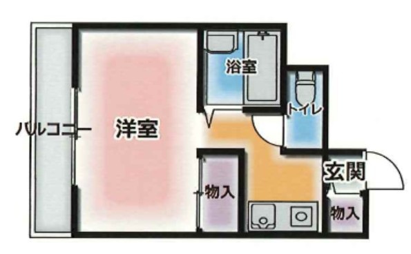 神戸市中央区加納町(JR東海道本線(近畿)三ノ宮)のマンション賃貸物件 間取画像