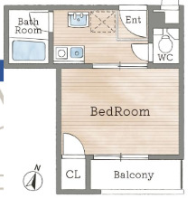 神戸市兵庫区浜山通(神戸市営地下鉄海岸線御崎公園)のマンション賃貸物件 間取画像