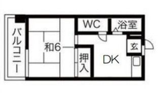 神戸市中央区山本通(JR東海道本線(近畿)三ノ宮)のマンション賃貸物件 間取画像